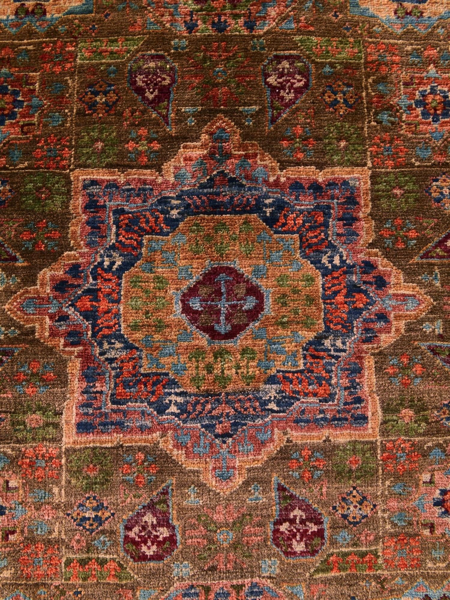 2' 1 x 2' 11 Hand Knotted Mamluk Ziegler Rug