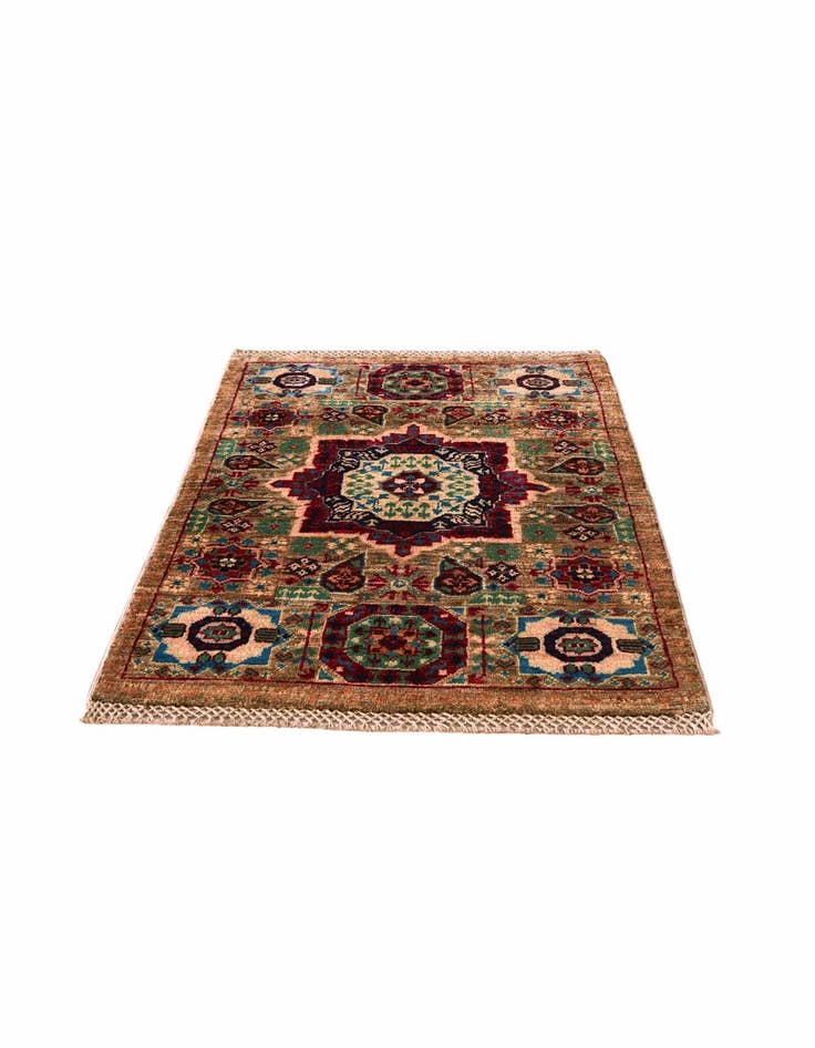 Detail image of 2' 1 x 3' 4 Hand Knotted Mamluk Ziegler Rug