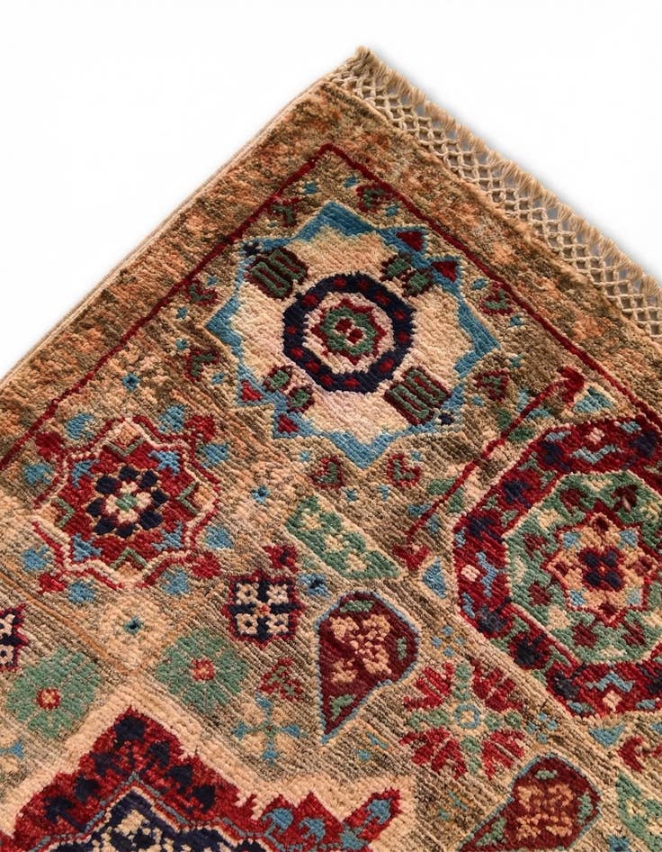 Detail image of 2' 1 x 3' 4 Hand Knotted Mamluk Ziegler Rug