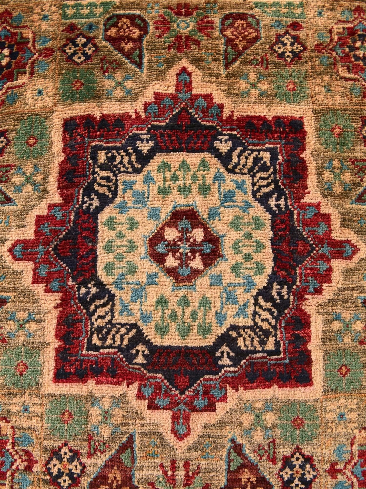 2' 1 x 3' 4 Hand Knotted Mamluk Ziegler Rug