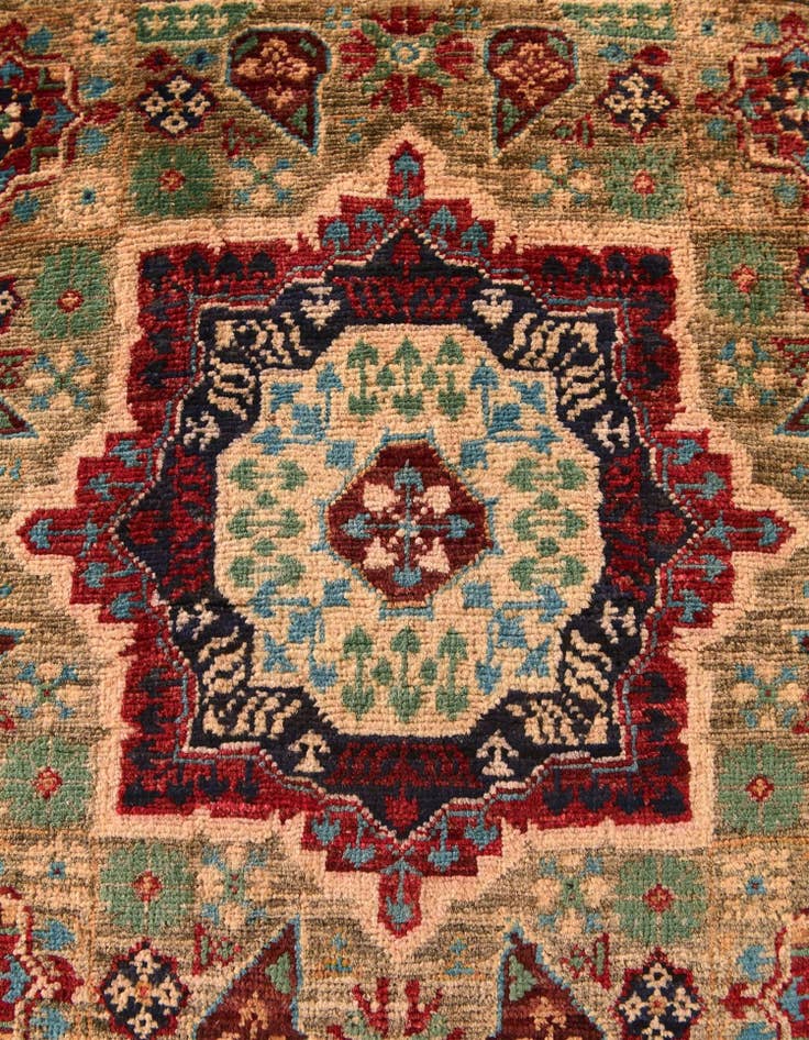 Detail image of 2' 1 x 3' 4 Hand Knotted Mamluk Ziegler Rug