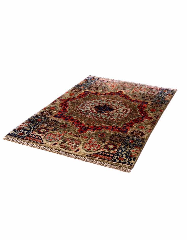 Detail image of 1' 11 x 2' 11 Hand Knotted Mamluk Ziegler Rug