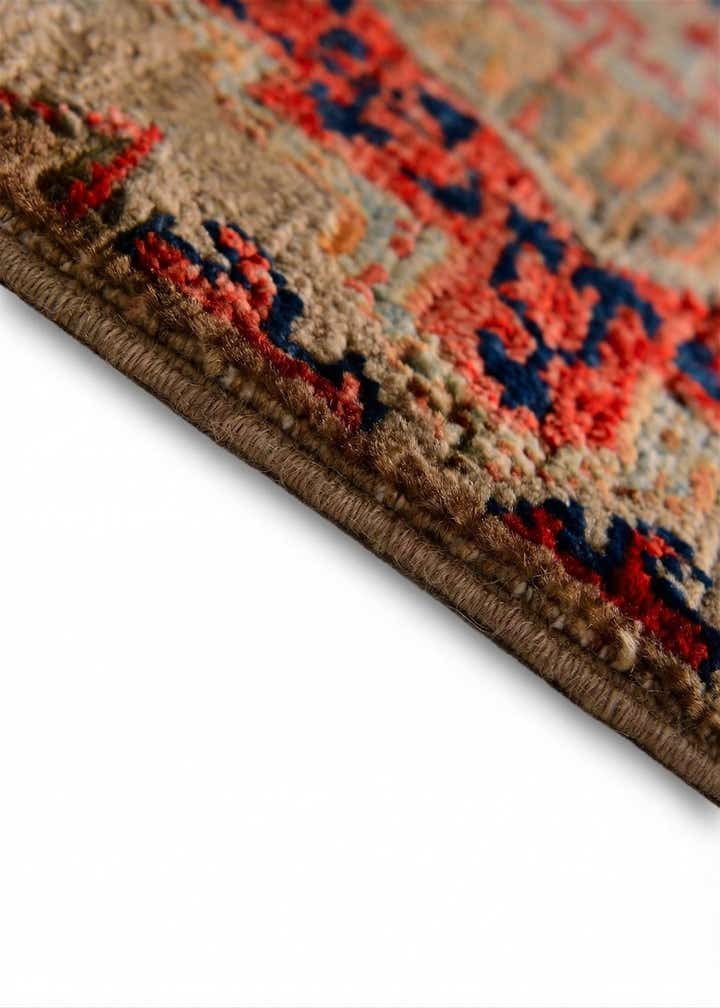 1' 11 x 2' 11 Hand Knotted Mamluk Ziegler Rug