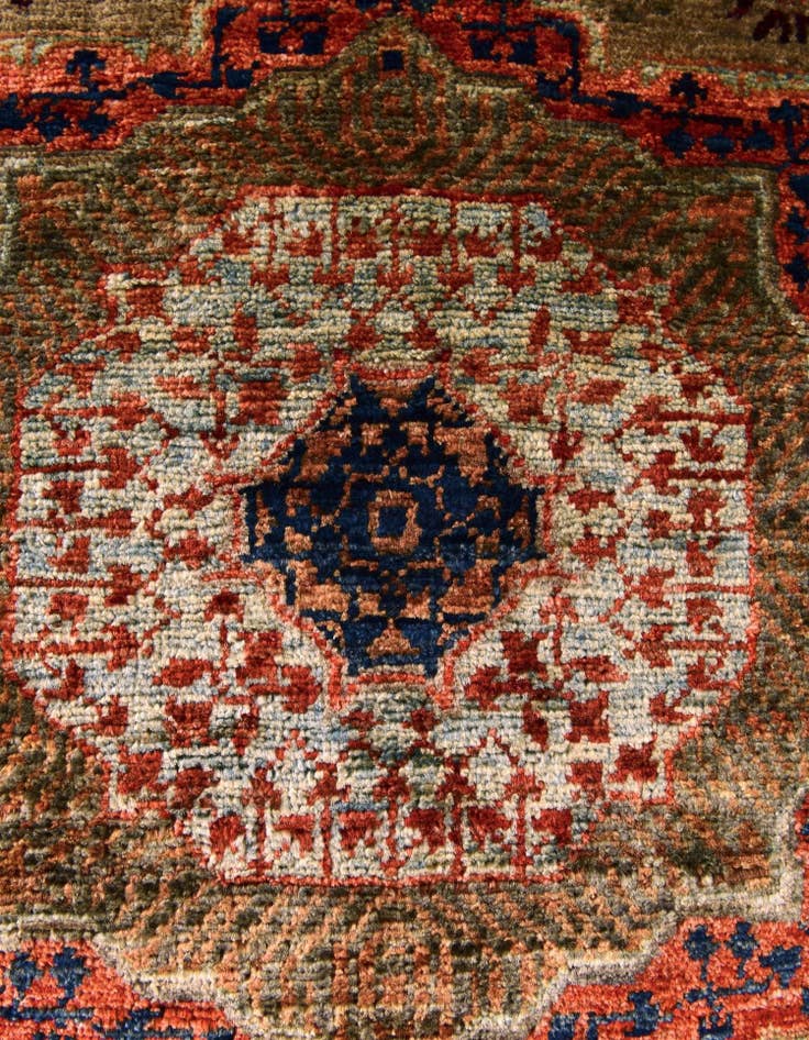 Detail image of 1' 11 x 2' 11 Hand Knotted Mamluk Ziegler Rug