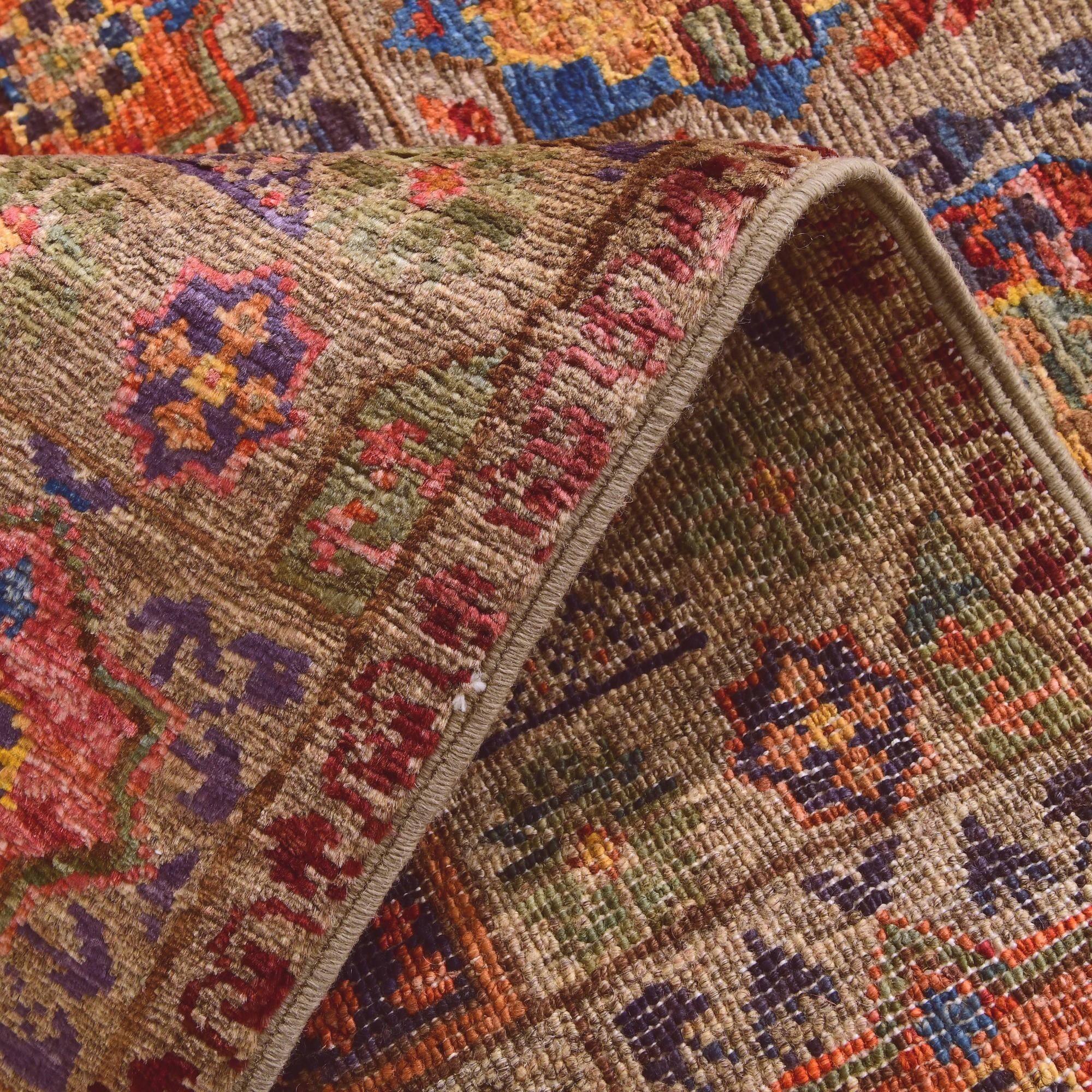 2' x 3' 2 Hand Knotted Mamluk Ziegler Rug