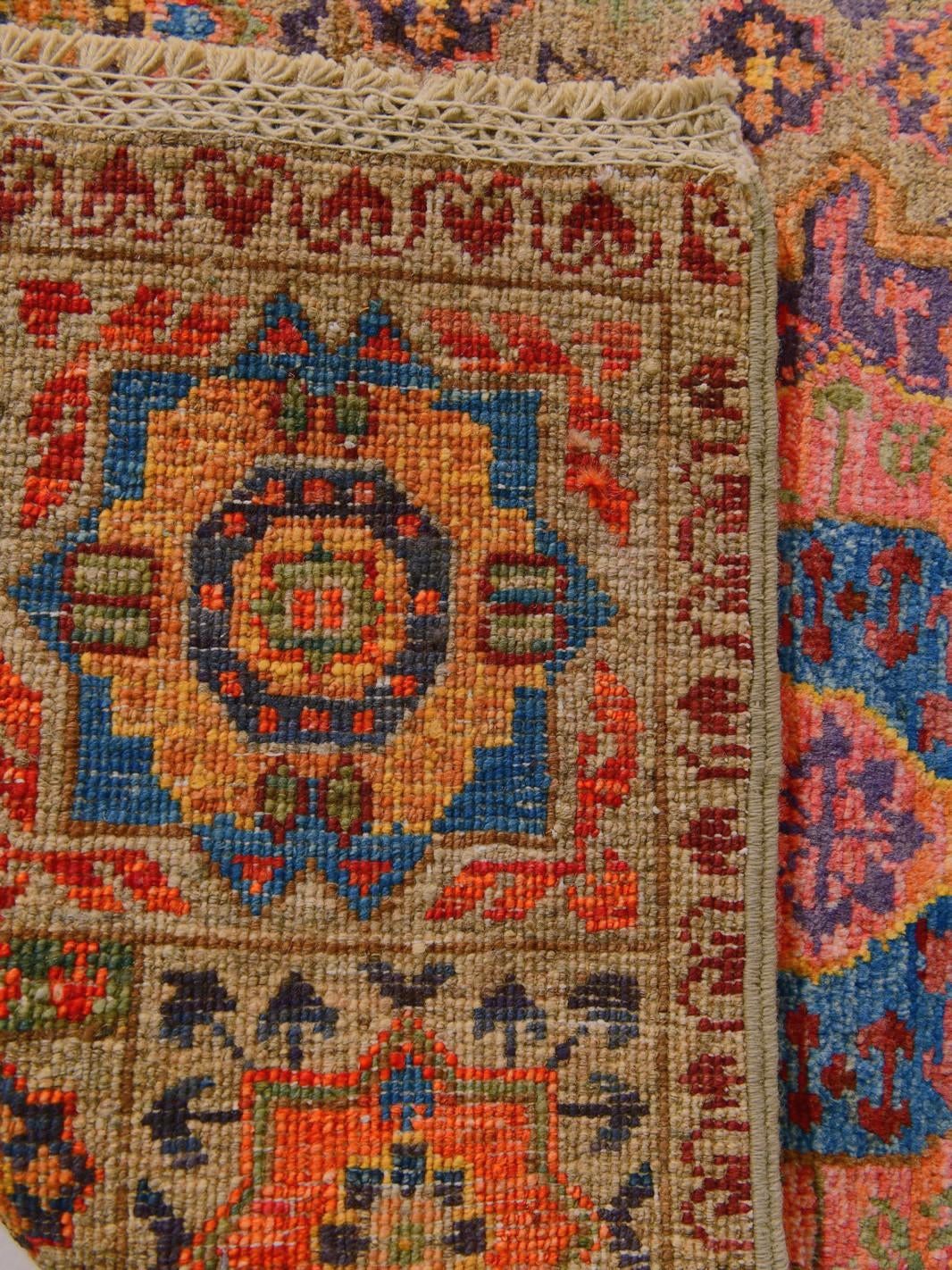 60cm x 95cm Hand Knotted Mamluk Ziegler Rug