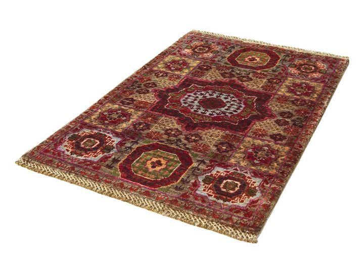 2' x 3' 2 Hand Knotted Mamluk Ziegler Rug