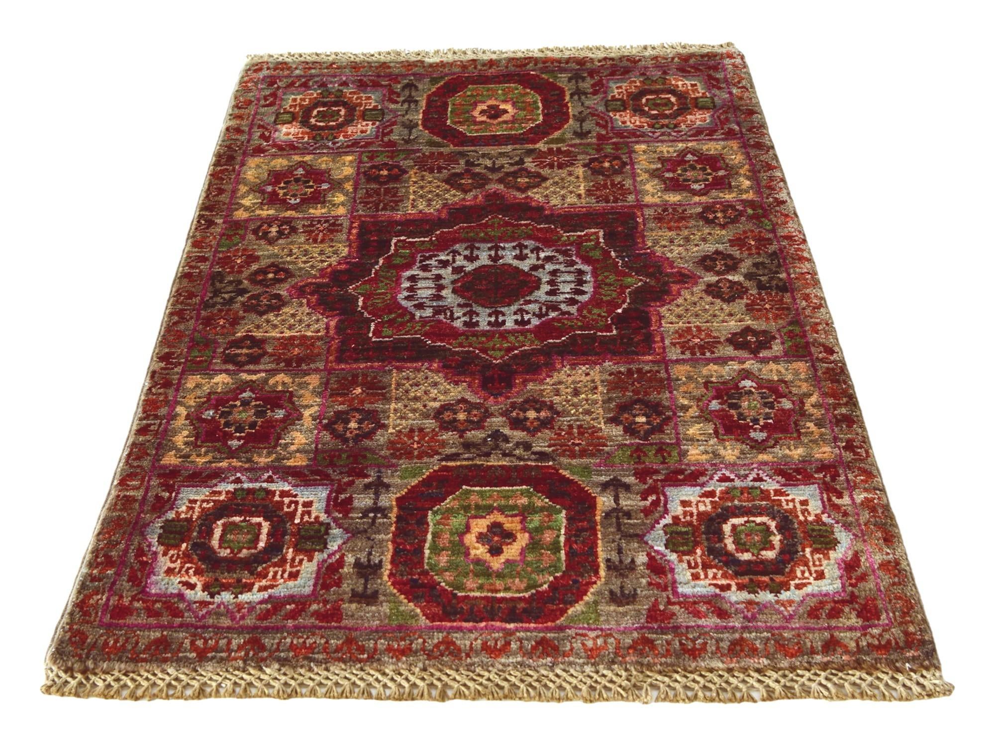 2' x 3' 2 Hand Knotted Mamluk Ziegler Rug