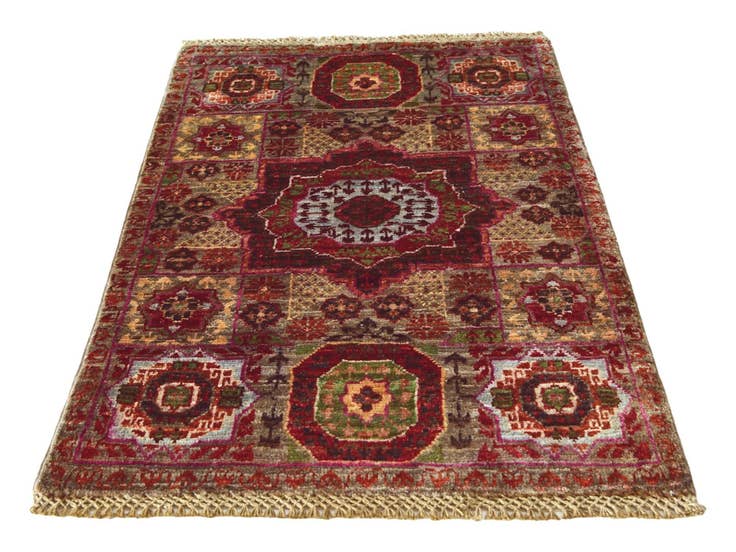 Detail image of 2' x 3' 2 Hand Knotted Mamluk Ziegler Rug