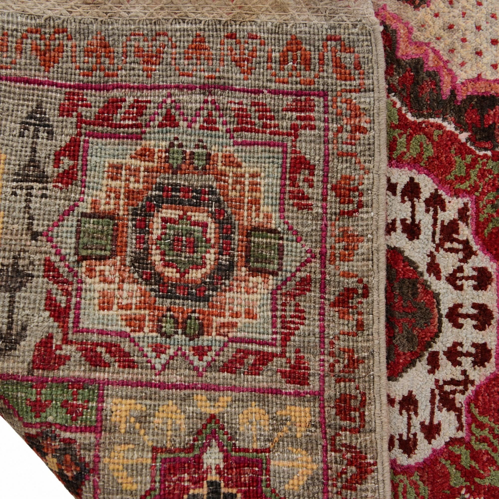 60cm x 95cm anudado a mano Mamluk Ziegler Alfombra
