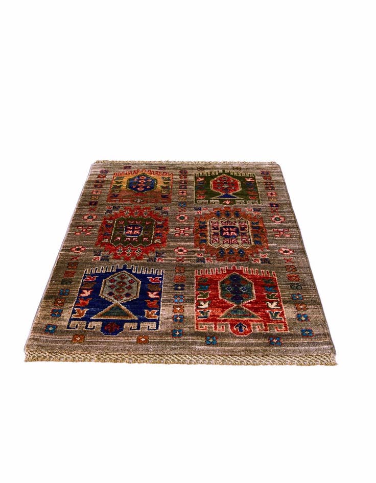 Detail image of 2' x 3' 1 Hand Knotted Mamluk Ziegler Rug