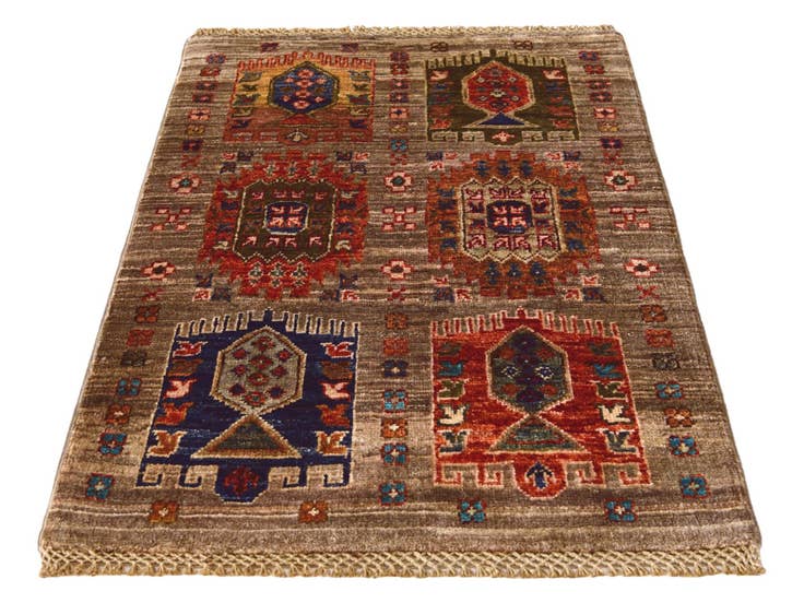 Detail image of 2' x 3' 1 Hand Knotted Mamluk Ziegler Rug