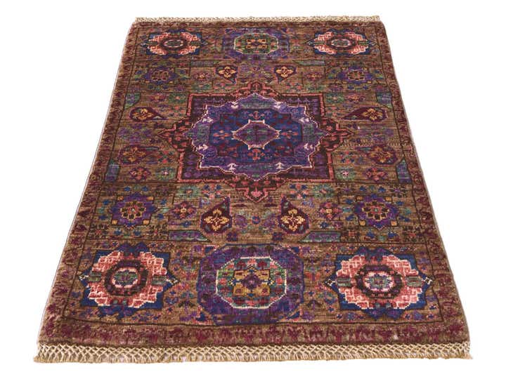 2' x 3' 2 Hand Knotted Mamluk Ziegler Rug