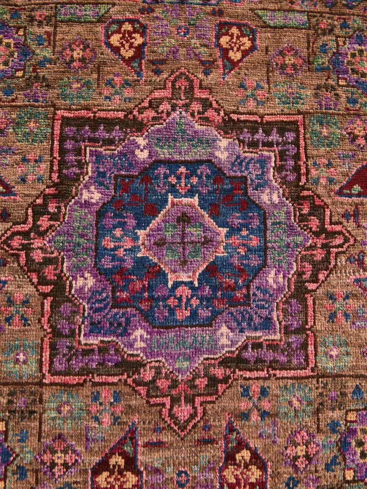 2' x 3' 2 Hand Knotted Mamluk Ziegler Rug