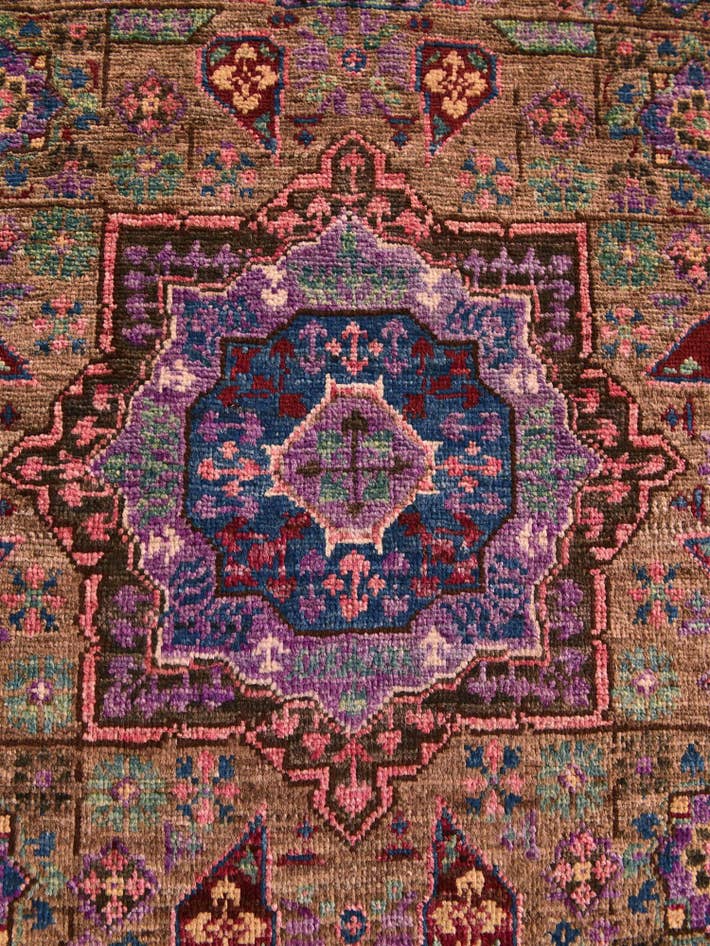 Detail image of 2' x 3' 2 Hand Knotted Mamluk Ziegler Rug