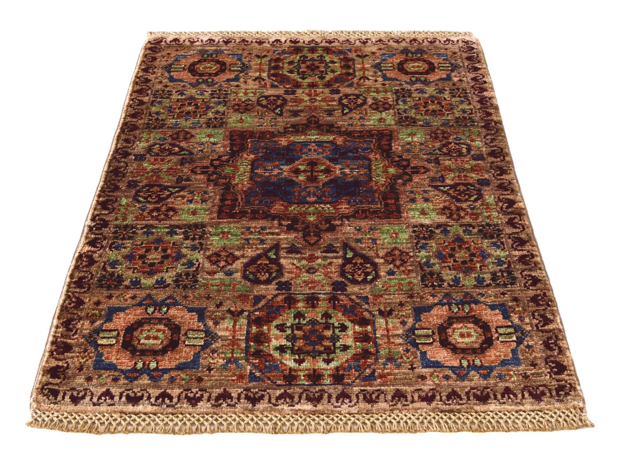 2' x 3' 1 Hand Knotted Mamluk Ziegler Rug