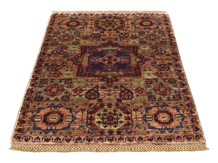 Detail image of 2' x 3' 1 Hand Knotted Mamluk Ziegler Rug