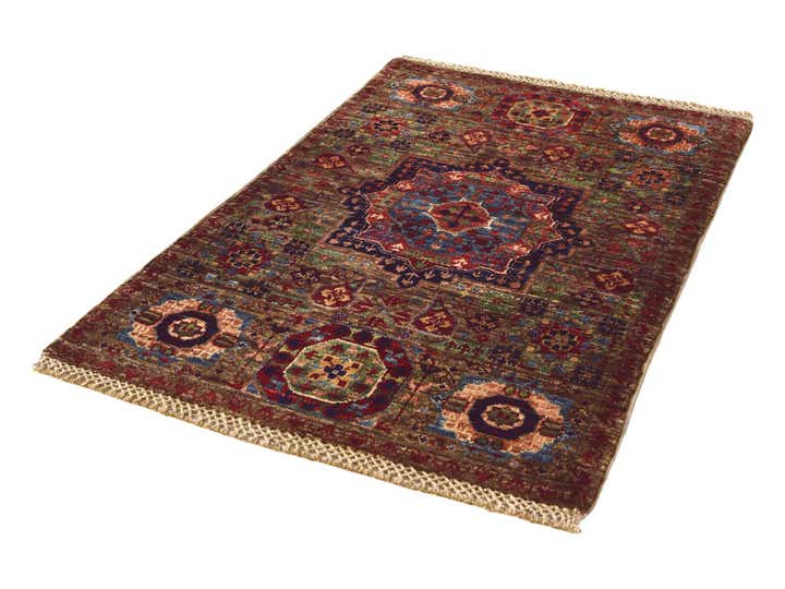 2' x 3' Hand Knotted Mamluk Ziegler Rug