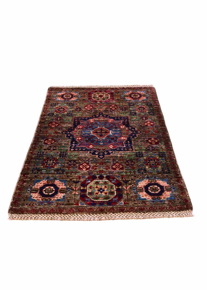 2' x 3' Hand Knotted Mamluk Ziegler Rug
