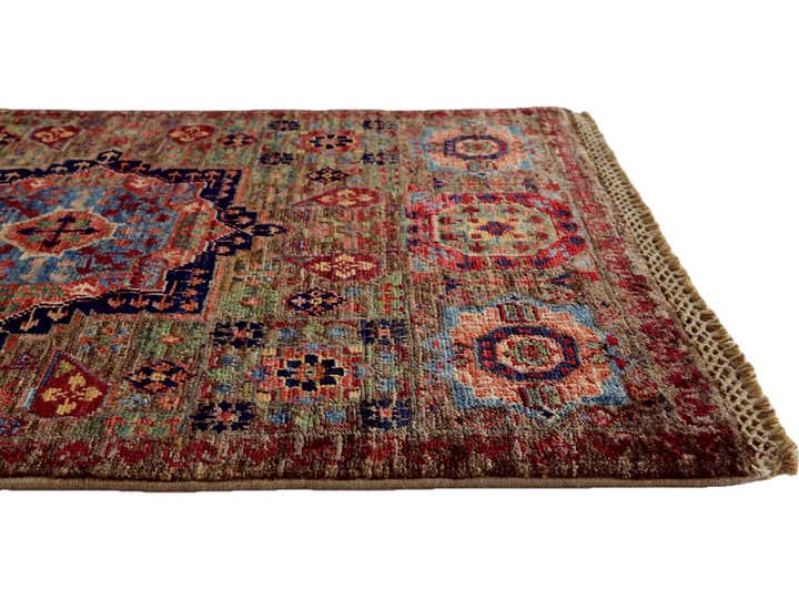 2' x 3' Hand Knotted Mamluk Ziegler Rug