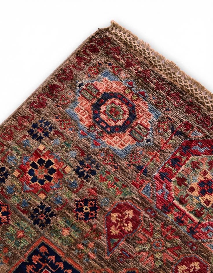 Detail image of 2' x 3' Hand Knotted Mamluk Ziegler Rug