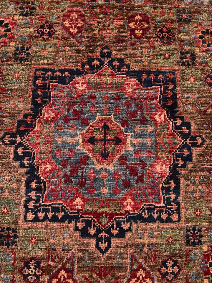 2' x 3' Hand Knotted Mamluk Ziegler Rug