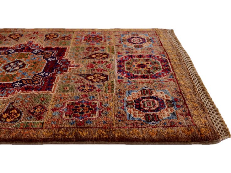 Detail image of 2' 1 x 3' 2 Hand Knotted Mamluk Ziegler Rug