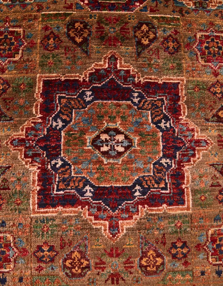 Detail image of 2' 1 x 3' 2 Hand Knotted Mamluk Ziegler Rug