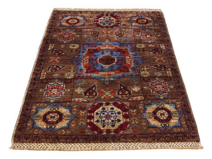 2' x 3' Hand Knotted Mamluk Ziegler Rug