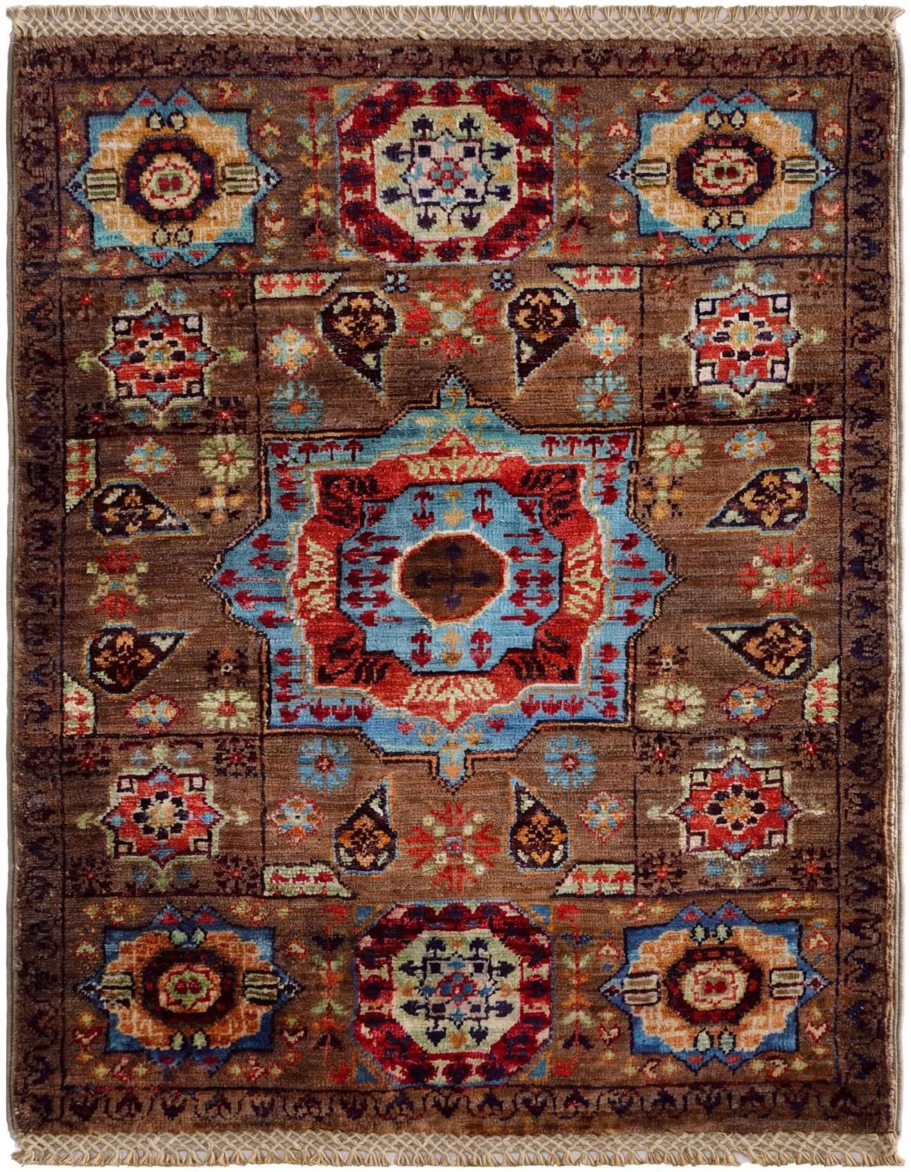 2' x 3' Hand Knotted Mamluk Ziegler Rug