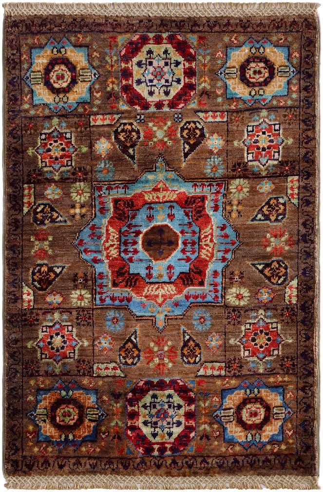 2' x 3' Hand Knotted Mamluk Ziegler Rug