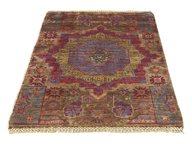 Detail image of 2' x 3' Hand Knotted Mamluk Ziegler Rug