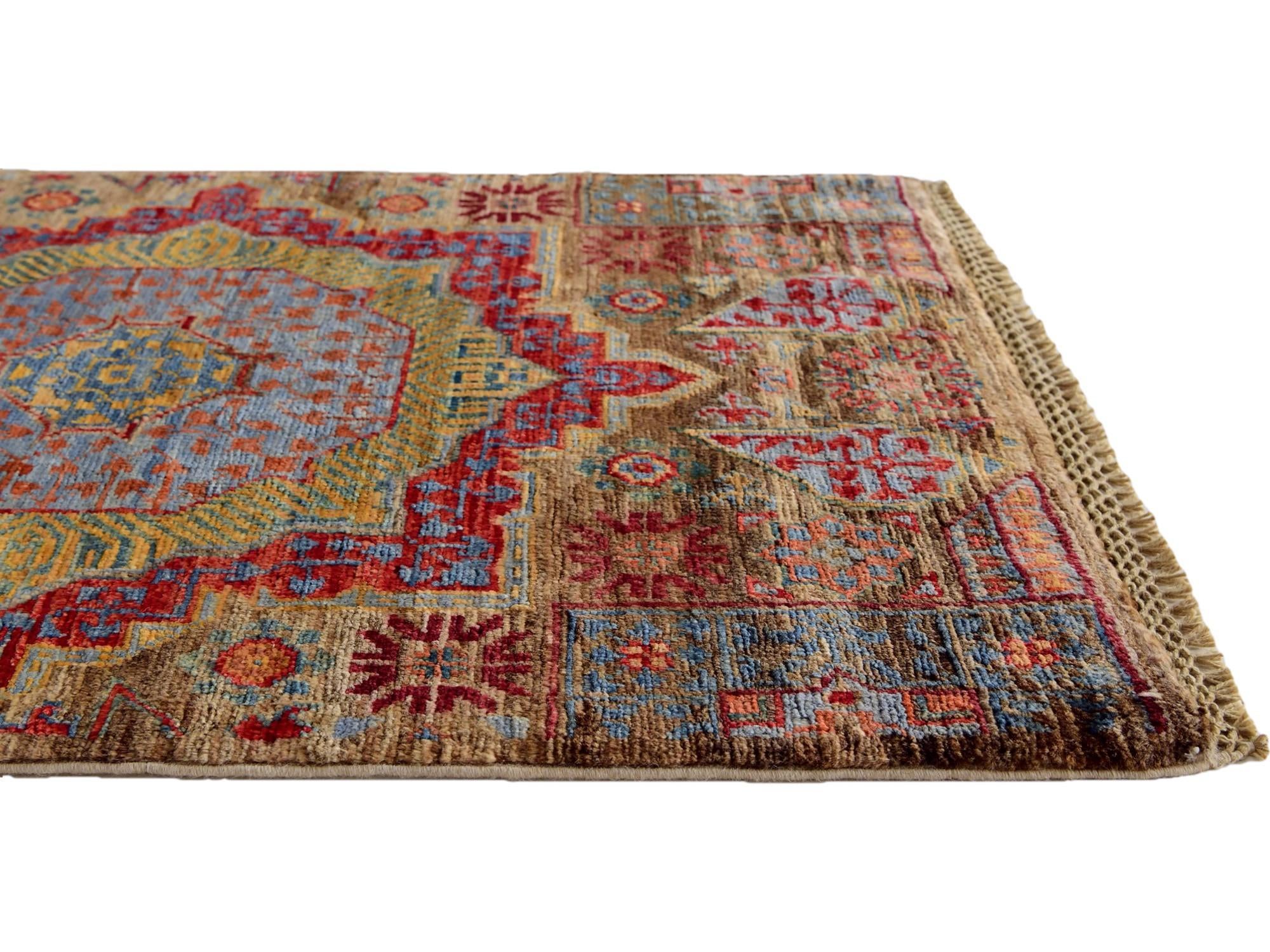 2' x 3' Hand Knotted Mamluk Ziegler Rug