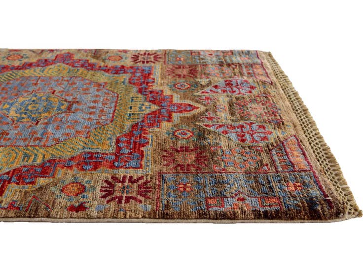 Detail image of 2' x 3' Hand Knotted Mamluk Ziegler Rug