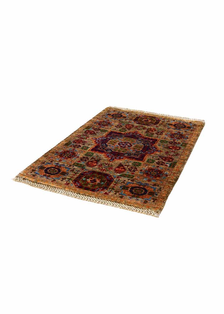 2' x 3' Hand Knotted Mamluk Ziegler Rug
