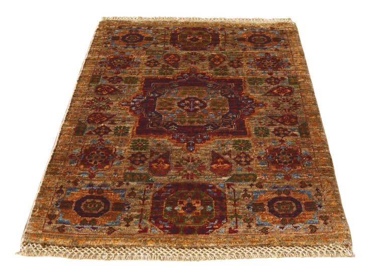 Detail image of 2' x 3' Hand Knotted Mamluk Ziegler Rug