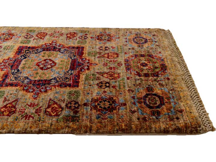 2' x 3' Hand Knotted Mamluk Ziegler Rug