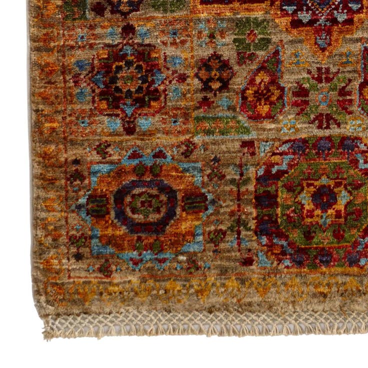 Detail image of 2' x 3' Hand Knotted Mamluk Ziegler Rug