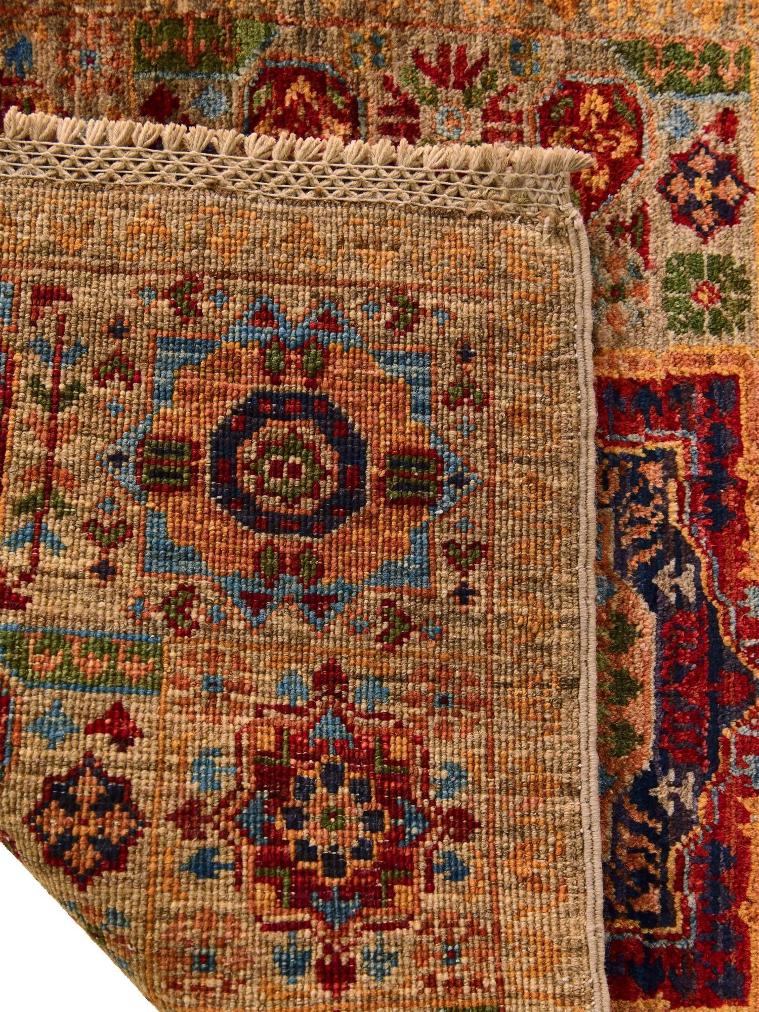 Detail image 12 of 12: 2' x 3' Hand Knotted Mamluk Ziegler Rug