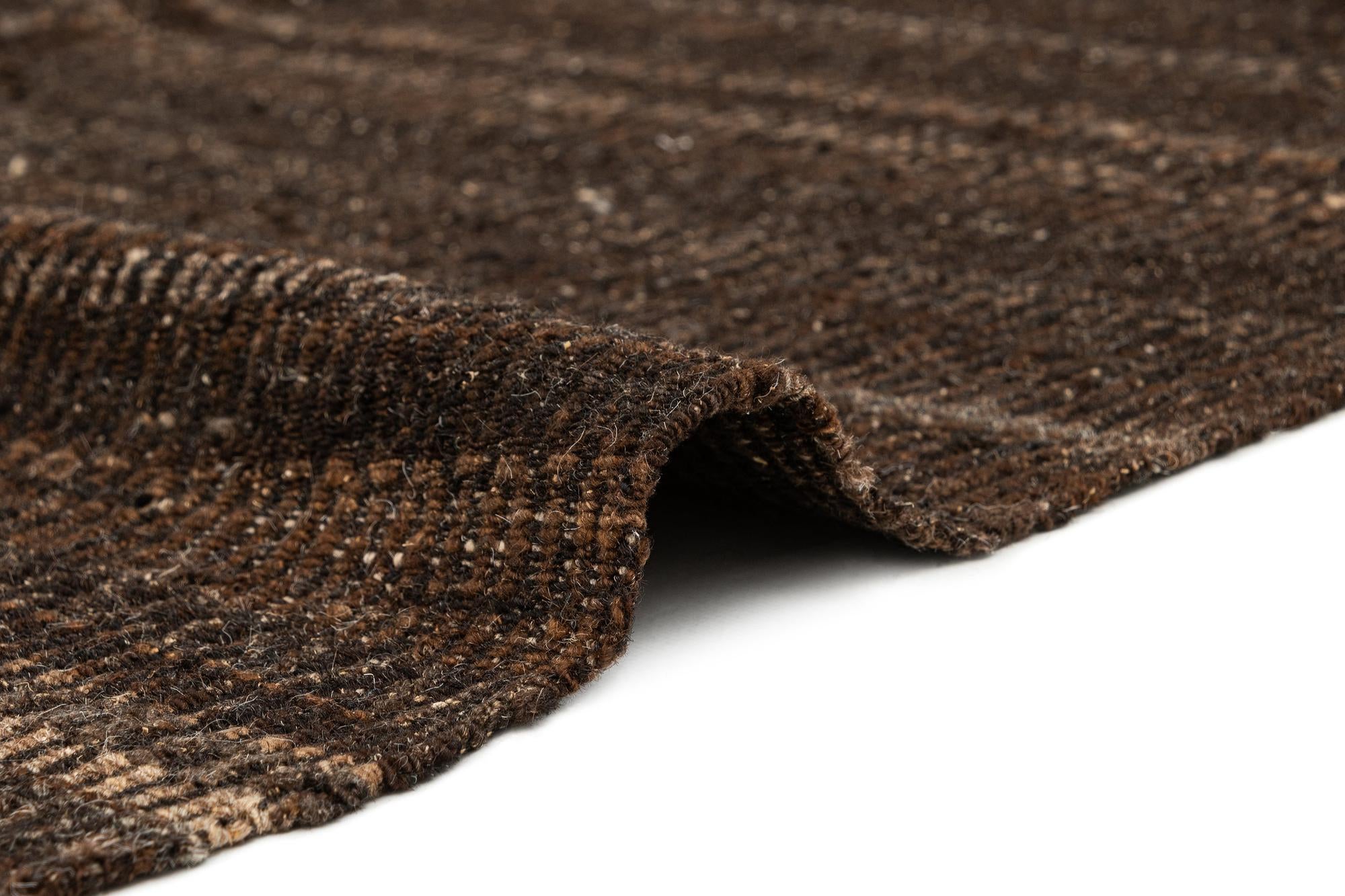 8' 3 x 9' 9 Hand Knotted Marok Kilim Rug