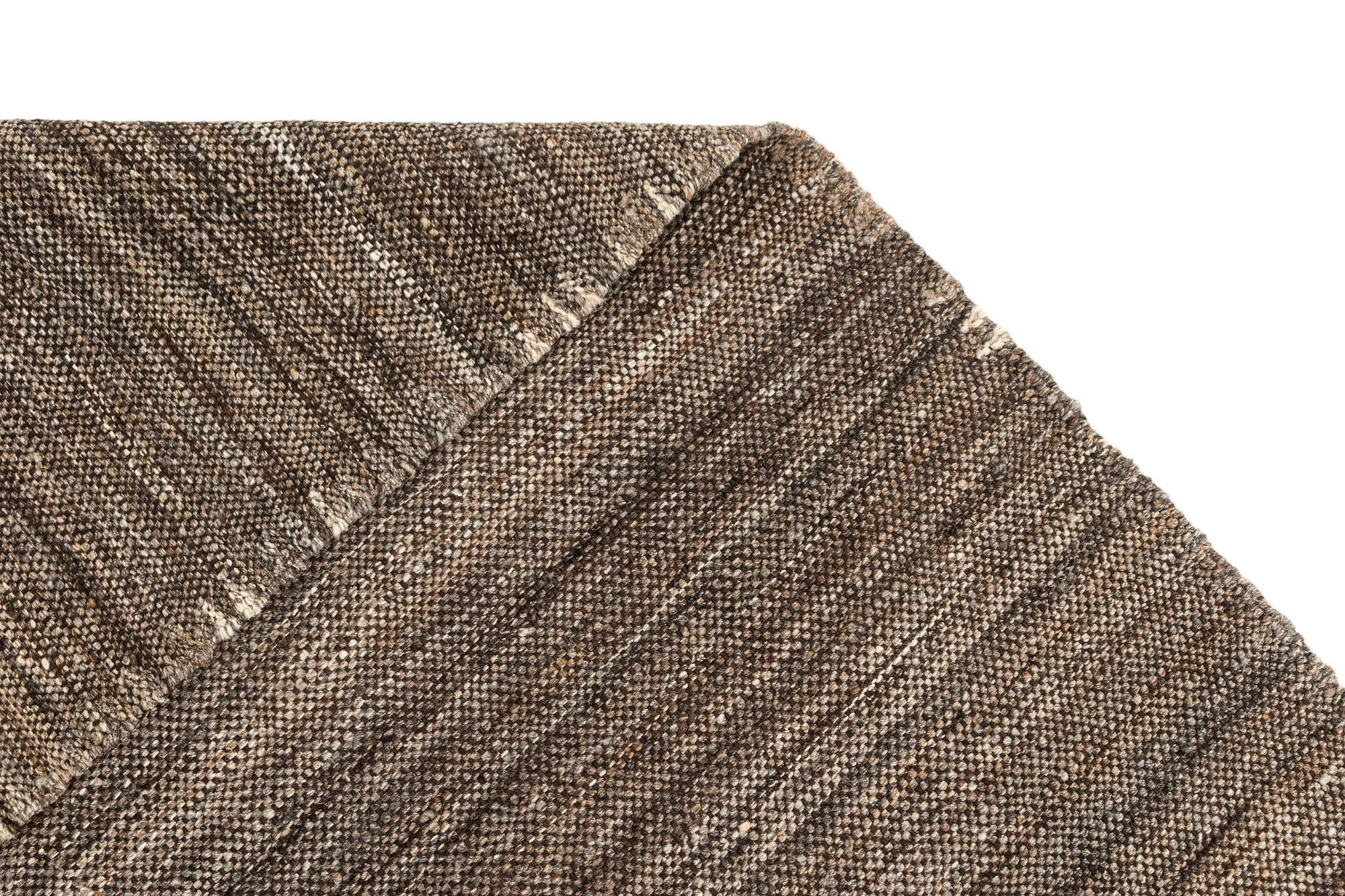 6' 2 x 7' 8 Hand Knotted Marok Kilim Rug
