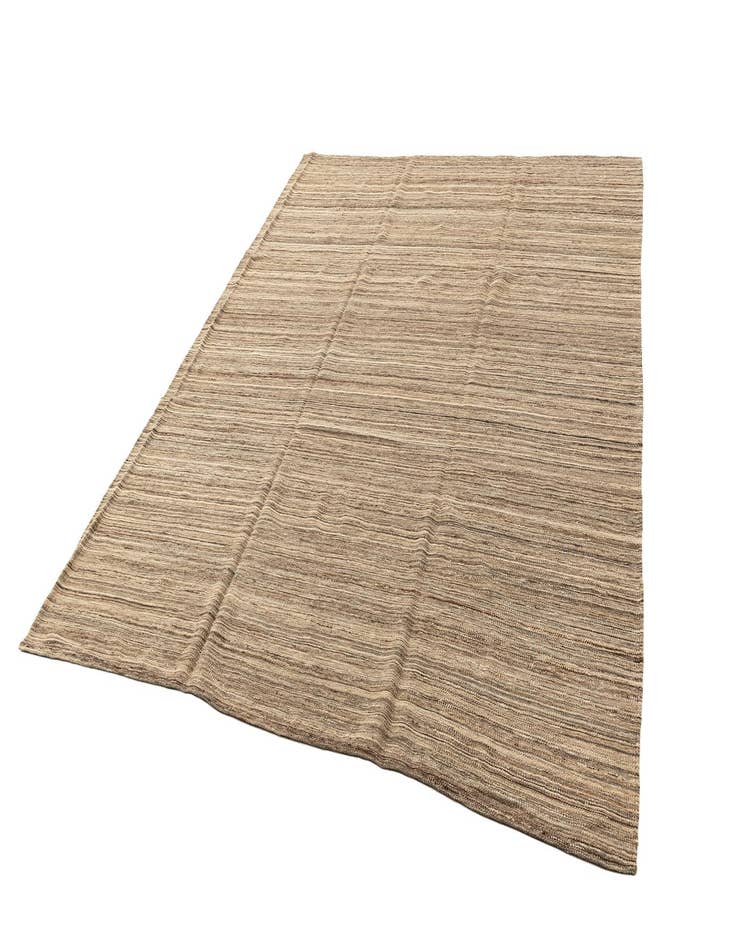 Detail image of 8' x 10'  Hand Knotted Marok Kilim Rug