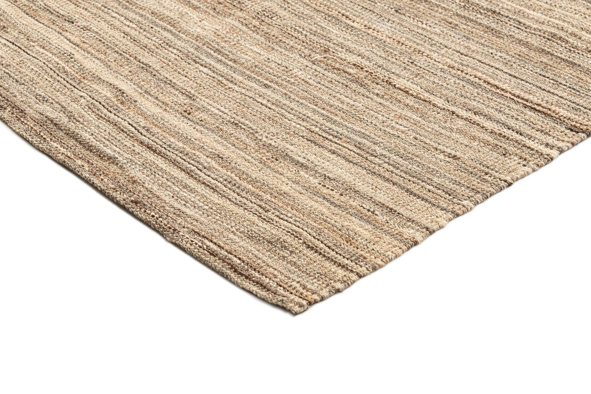 8' x 10' Hand Knotted Marok Kilim Rug