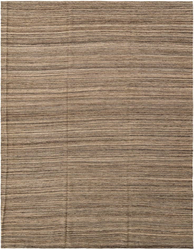 Detail image of 8' x 10' Hand Knotted Marok Kilim Rug