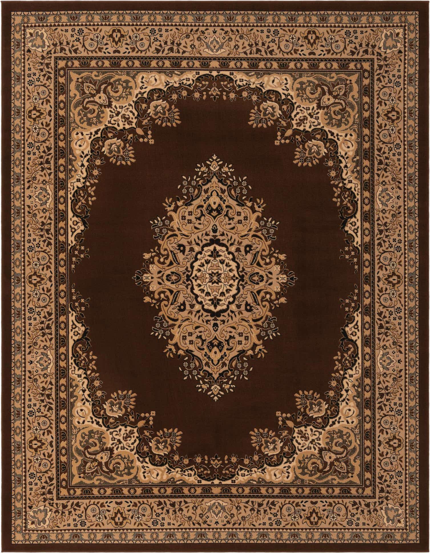 9' x 12' Mashad Design Rug