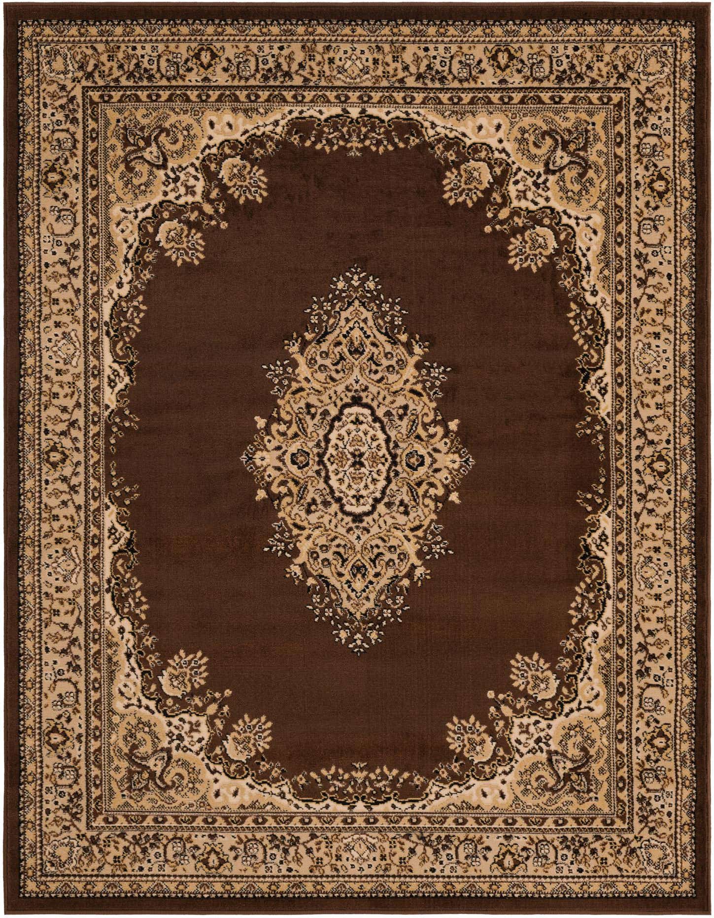5' 3 x 7' Mashad Design Rug