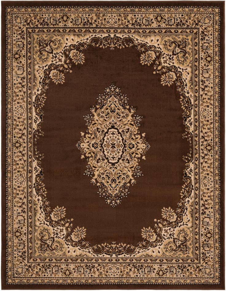 Detail image of 5' 3 x 7' Mashad Design Rug