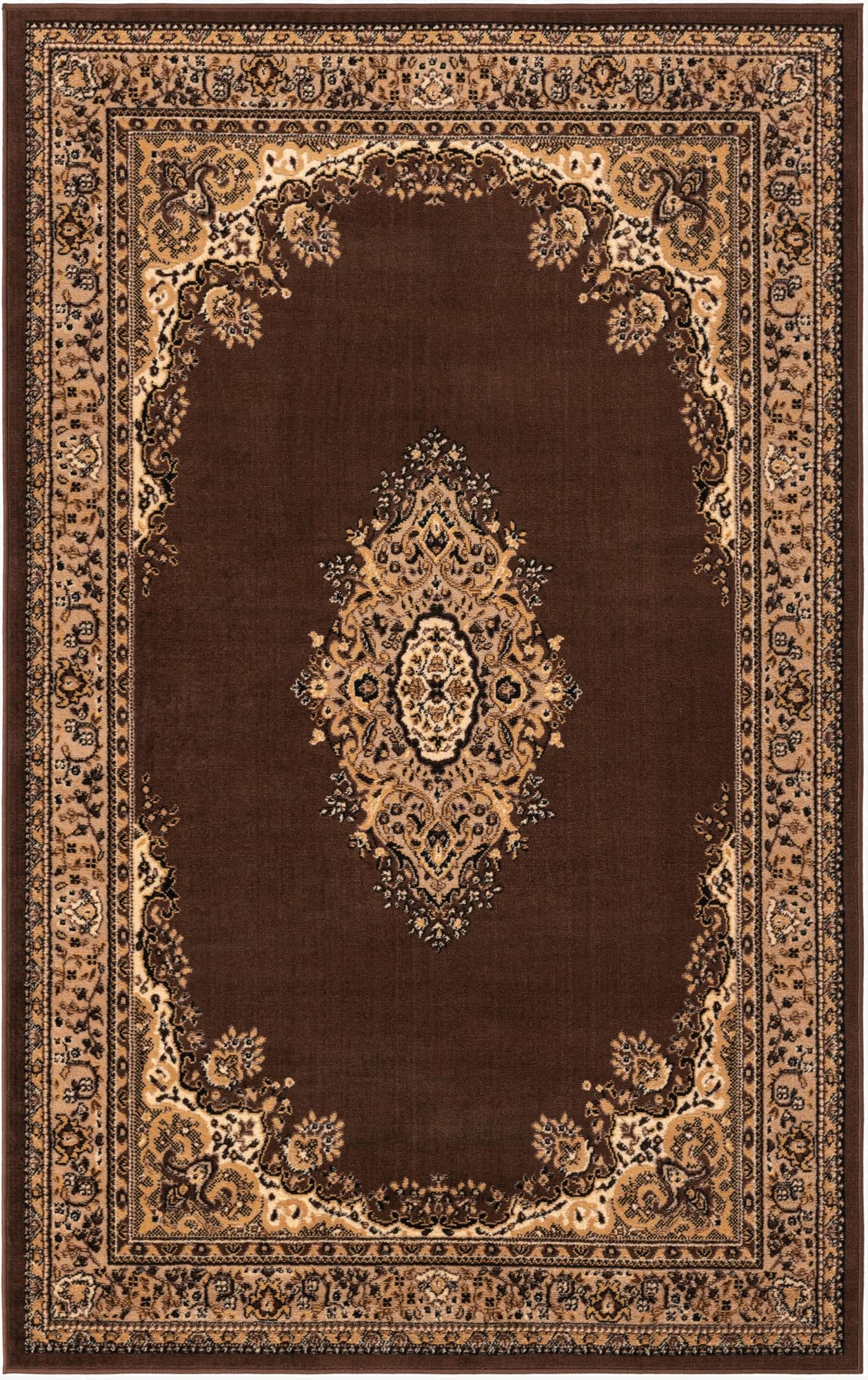 5' 3 x 8' Mashad Design Rug