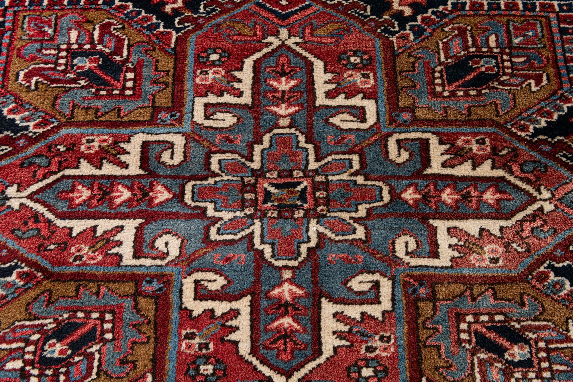 8' 2 x 11' 4 Hand Knotted Mehraban Persian Wool Rug
