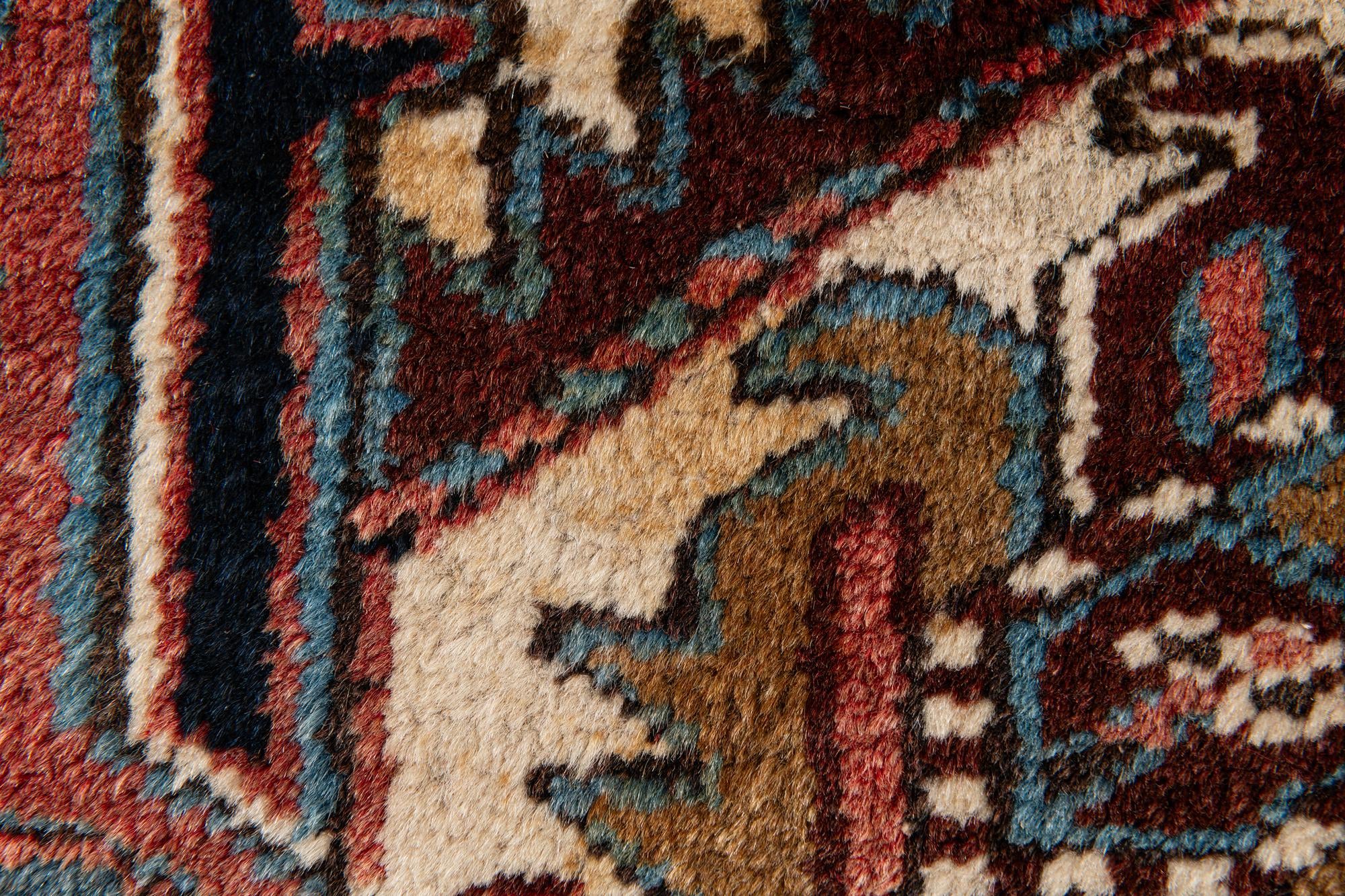 8' 2 x 11' 4 Hand Knotted Mehraban Persian Wool Rug